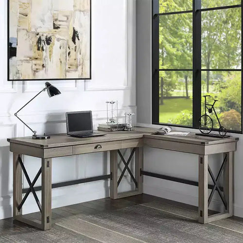 67" Talmar Schreibtisch Holzgestell mit Aktenschublade - Acme Furniture