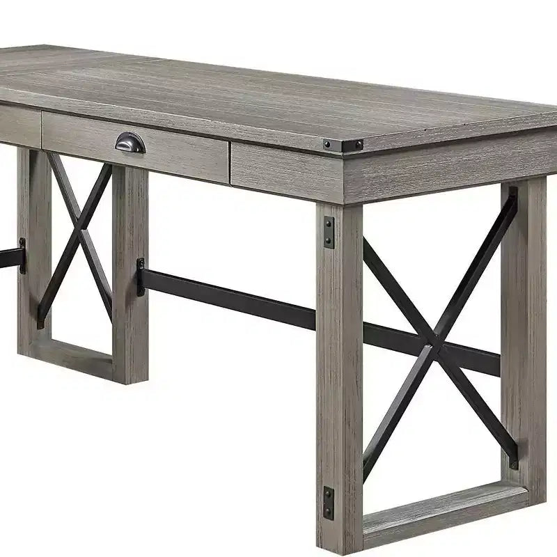 67" Talmar Schreibtisch Holzgestell mit Aktenschublade - Acme Furniture