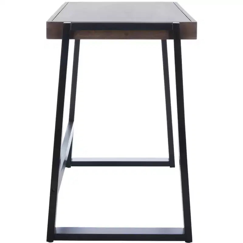 Dennings Schreibtisch - DSK5006 - Walnuss/Schwarz - Safavieh