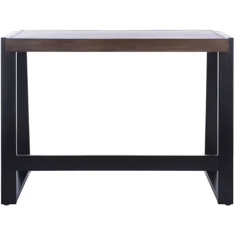 Dennings Schreibtisch - DSK5006 - Walnuss/Schwarz - Safavieh