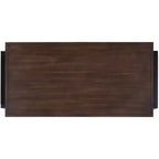 Dennings Schreibtisch - DSK5006 - Walnuss/Schwarz - Safavieh