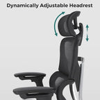 Blau / Weiß / Grau / Braun Hoher ergonomischer Bürostuhl mit Netzrücken und Seilzugsteuerung für 1 Person