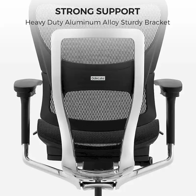 Blau / Weiß / Grau / Braun Hoher ergonomischer Bürostuhl mit Netzrücken und Seilzugsteuerung für 1 Person