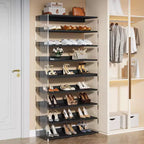 Lantine 63 8-stöckiges Acryl-Schuhregal für 24-32 Paar