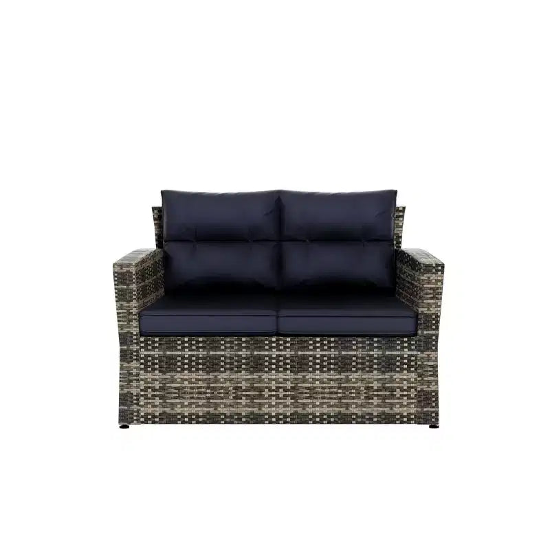 WestinTrends 6-teiliges PE-Rattan-Geflecht Outdoor-Sofa-Set für den Garten