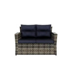 WestinTrends 6-teiliges PE-Rattan-Geflecht Outdoor-Sofa-Set für den Garten
