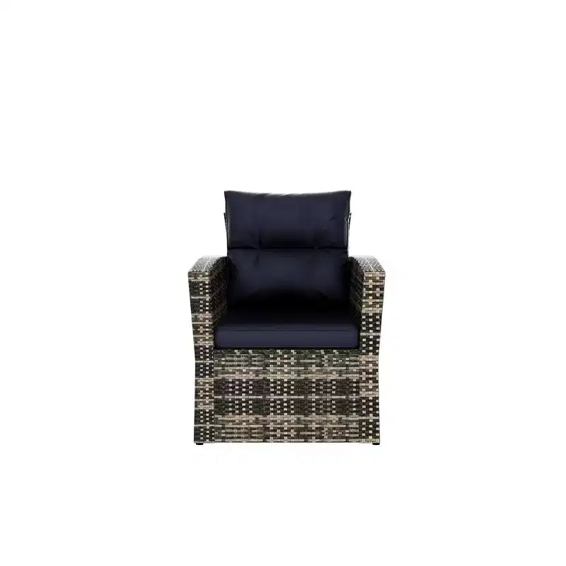 WestinTrends 6-teiliges PE-Rattan-Geflecht Outdoor-Sofa-Set für den Garten