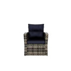 WestinTrends 6-teiliges PE-Rattan-Geflecht Outdoor-Sofa-Set für den Garten