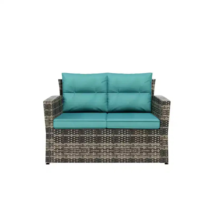 WestinTrends 6-teiliges PE-Rattan-Geflecht Outdoor-Sofa-Set für den Garten