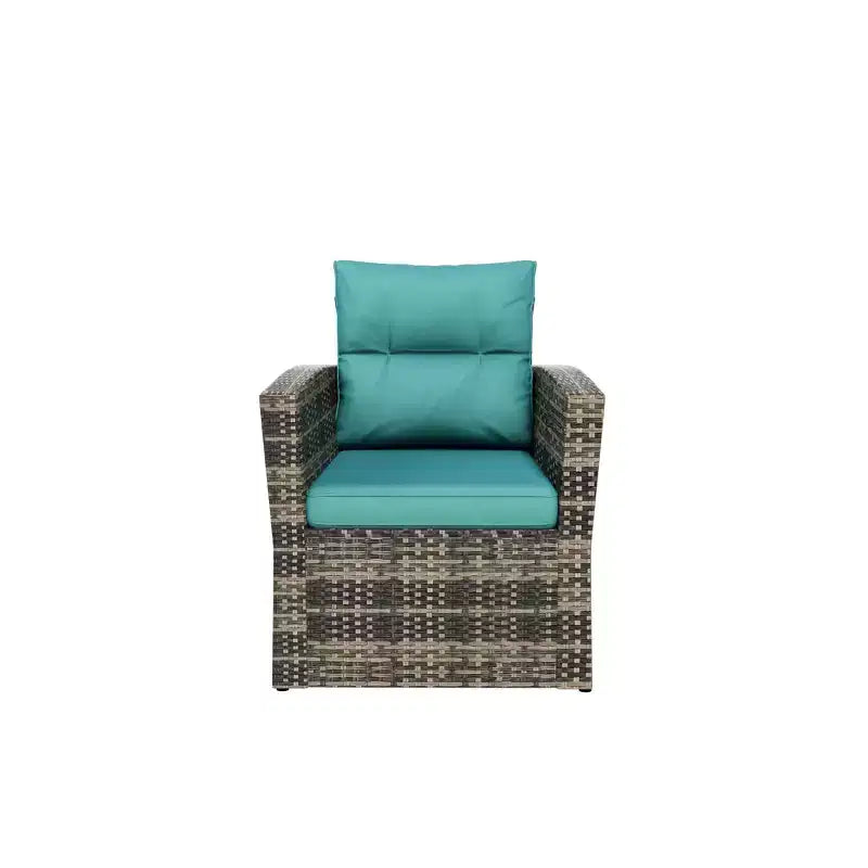 WestinTrends 6-teiliges PE-Rattan-Geflecht Outdoor-Sofa-Set für den Garten
