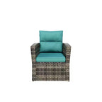 WestinTrends 6-teiliges PE-Rattan-Geflecht Outdoor-Sofa-Set für den Garten