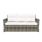 WestinTrends 6-teiliges PE-Rattan-Geflecht Outdoor-Sofa-Set für den Garten