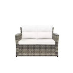 WestinTrends 6-teiliges PE-Rattan-Geflecht Outdoor-Sofa-Set für den Garten