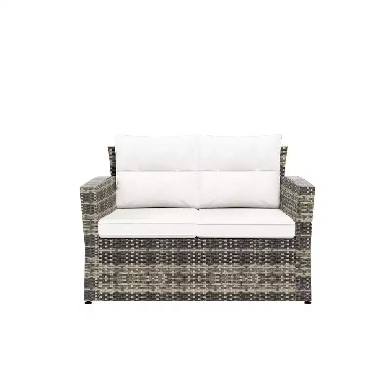 WestinTrends 6-teiliges PE-Rattan-Geflecht Outdoor-Sofa-Set für den Garten