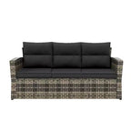 WestinTrends 6-teiliges PE-Rattan-Geflecht Outdoor-Sofa-Set für den Garten