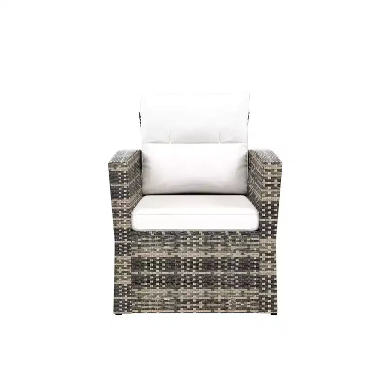 WestinTrends 6-teiliges PE-Rattan-Geflecht Outdoor-Sofa-Set für den Garten