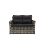 WestinTrends 6-teiliges PE-Rattan-Geflecht Outdoor-Sofa-Set für den Garten