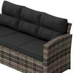 WestinTrends 6-teiliges PE-Rattan-Geflecht Outdoor-Sofa-Set für den Garten