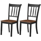 2 Pieces Solid Whitesburg Spindle Back Wood Dining Chairs - 18  x 21  x 38.5 ( L x D x H )