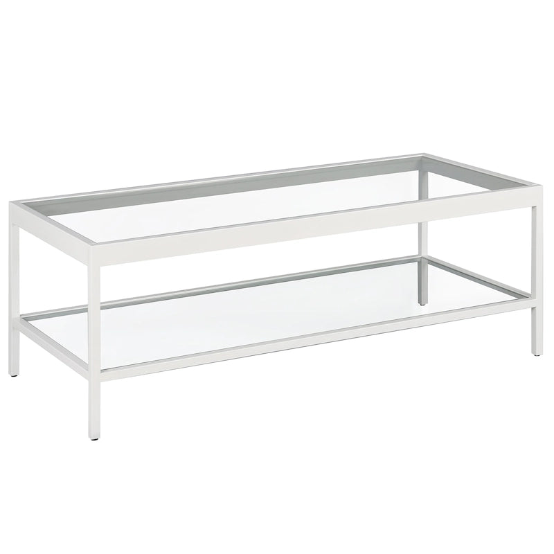 Alexis Couchtisch aus Metall und Glas