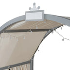 Massivholz-Spielhaus-Plattformbett, Montessori-Bettrahmen mit gewölbtem Dach und Ausziehbett für Mädchen und Jungen