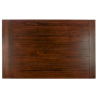 Brown Rustic Rectangle Dining Table with Splayed Legs for 4–6 Person