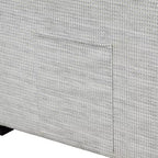61.6 Modernes Chenille-Schlafsofa mit USB-Anschlüssen, Becherhaltern und verstellbarer Rückenlehne für Wohnzimmer, Apartment