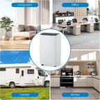 12.000 BTU mobile Klimaanlage für 50 m² 3-in-1-Klimagerät mit Kühl-/Entfeuchter-/Ventilator-Modi