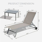 Zwei Outdoor-Loungesessel mit 1 Tisch