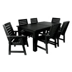 HIGHWOOD PROFESSIONAL 7-teiliges Outdoor-Esszimmer-Set 42x72