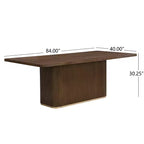 Christopher Knight Home Yodsak Modernes 7-teiliges Esszimmer-Set aus Holz und Metall mit 180°-Drehstühlen