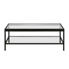 Alexis Couchtisch aus Metall und Glas