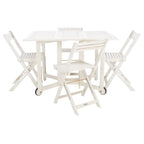 SAFAVIEH Outdoor Brandy 5-teiliges Outdoor-Esstisch-Set – 43Bx35Tx29H