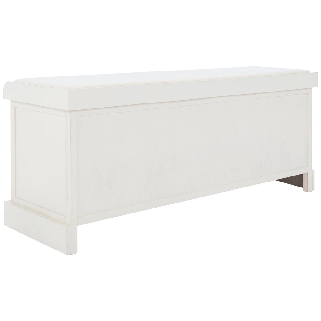 SAFAVIEH Fiorello 3-Schubladenbank mit Polsterung – 120 B x 38 T x 48 H cm – 120Bx38Tx48H