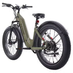 GOTRAX Fat Tire 26 Zoll E-Hybrid-Fahrrad für Erwachsene mit Tiefeinsteigerrahmen – Grün