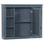 Moderner 36'' Badschrank mit Aufsatzwaschbecken und Spiegelschrank, 2 Türen und 2 Schubladen