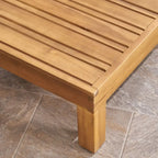 Brava 6-teiliges Loungeset aus Akazienholz von Christopher Knight Home für den Außenbereich