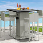 Moasis 5-teiliges Outdoor-Möbel-Set aus Polyrattan – 5-teilig