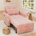 3-in-1 verstellbares Schlafsofa, ausziehbares Sesselsofa, umwandelbares Klappbett für das Wohnzimmer