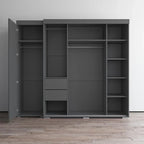 Drei-Spiegel-Kleiderschrank