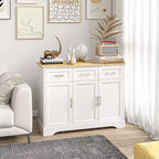 Modernes Küchenanrichte-Buffetschrank mit Stauraum, Kücheninsel Esszimmerschrank Wohnzimmermöbel