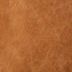 Poly & Bark Jarmo Ottomane mit verstellbarem Walnusstisch – Vollnarbiges echtes italienisches Leder