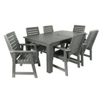 HIGHWOOD PROFESSIONAL 7-teiliges Outdoor-Esszimmer-Set 42x72