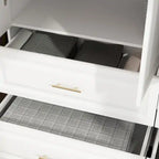 93.9H/74.2H Schrank Kleiderschrank Garderobe Hängende Schubladen Aufbewahrung