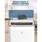 15.000 BTU mobile Klimaanlage, 3-in-1 tragbares Klimagerät mit Entfeuchter & Ventilator, Schlafmodus, Fernbedienung & LED-Panel, kühlt 850 Sq.Ft., leise