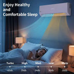 Karl Home 3-Zonen 28000 BTU 20 SEER2 Mini-Split-Klimaanlage mit Wärmepumpe (9K+9K+18K)