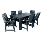 HIGHWOOD PROFESSIONAL 7-teiliges Outdoor-Esszimmer-Set 42x72