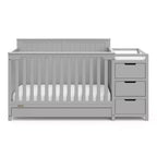 5-in-1 umbaubares Babybett und Wickeltisch mit Schublade