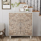 COSIEST Vintage-Sideboard, Aufbewahrungsschrank und Anrichte