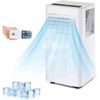 Flarhetoric Mobile Klimaanlagen, 10000 BTU Kühlen/Ventilator/Entfeuchten 3-IN-1 Mobiles Klimagerät für Räume bis 52 m², Geräte für geräuscharme Zimmer
